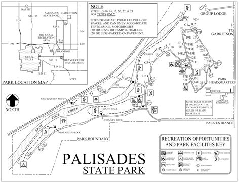 Cove Palisades Campground Map