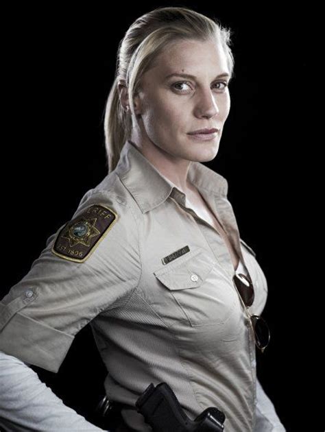 Katee as Deputy Vic Morretti in Longmire | celebrity twitter pics | Pinterest | Katee sackhoff