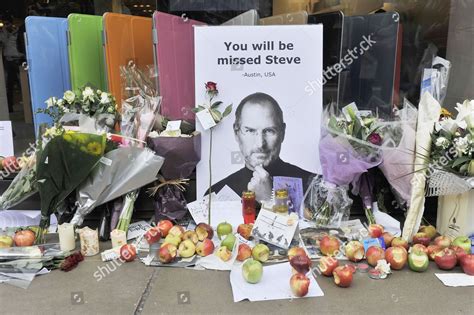 Tributes Following Death Steve Jobs Editorial Stock Photo - Stock Image | Shutterstock