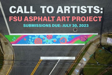 Call to artists: FSU asphalt art project looks to beautify campus while enhancing pedestrian and ...