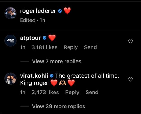 'King Roger': Virat Kohli Hails Greatest of All Time Federer as Tennis ...