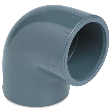 PVC PLAIN 90° ELBOW Plumbing Pipe Fittings Building Materials ...