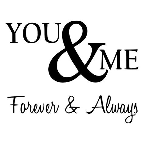 You And Me Forever And Always Kit - DIY Art in a Box - Wood Sign Design