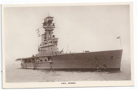 Royal Navy: HMS Hermes (95) Aircraft Carrier Postcards