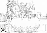 Zizki Comics Dolcett Sketch Coloring Page sketch template