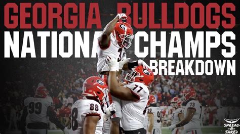 Georgia National Championship Breakdown by Spread-N-Shred | CoachTube