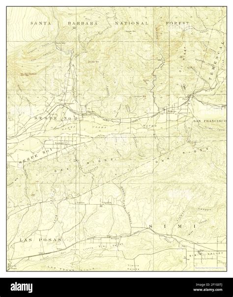 Piru, California, map 1921, 1:62500, United States of America by ...