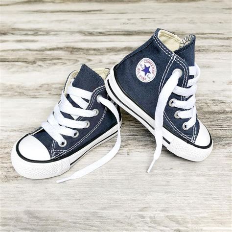 Kids Converse ~ Navy high top Converse - toddler & junior sizes ...