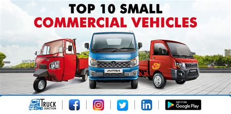 Top 10 Small Commercial Vehicle Models in India