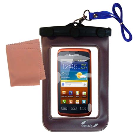 Gomadic clean and dry waterproof protective case suitablefor the Samsung Galaxy Xcover to use ...