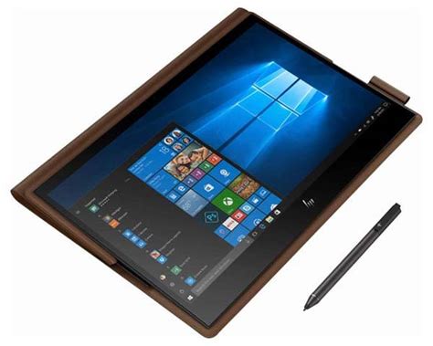HP Spectre Folio 2-In-1 Touchscreen Laptop with Leather Cover | Gadgetsin
