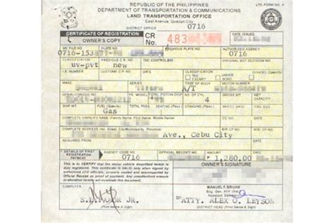 Lto Motorcycle Registration Renewal Form | Reviewmotors.co