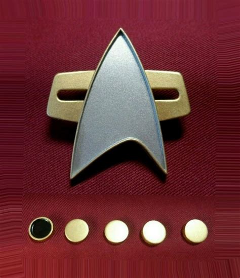 Star Trek Picard Communicator Pin Combadge Rank Pip Insignia | Etsy