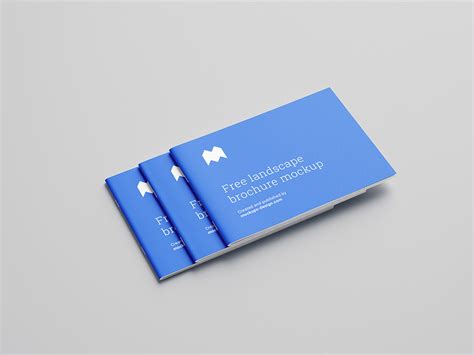 Free landscape brochure mockup - Mockups Design