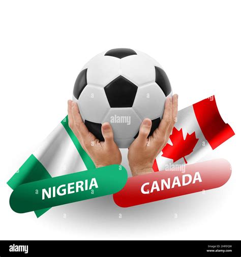 Soccer football competition match, national teams nigeria vs canada ...