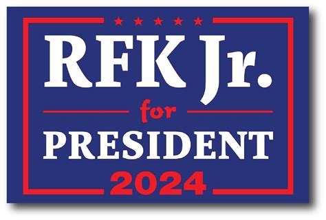 10-PACK RFK JR PRESIDENTIAL DEMOCRAT STICKERS DECAL 2024 RFK JR 5.5 ...