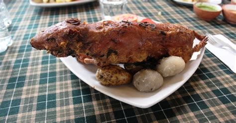 Eating Guinea Pig (Cuy) in Peru - The Wherever Writer