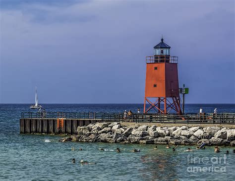 Charlevoix South Pier Photograph by Nick Zelinsky Jr