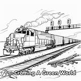 Freight Train Coloring Pages  Free & Printable sketch template