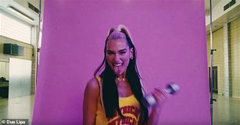 Dua Lipa Channels The 80s In A Sexy Yellow Swimsuit For Physical Music ...