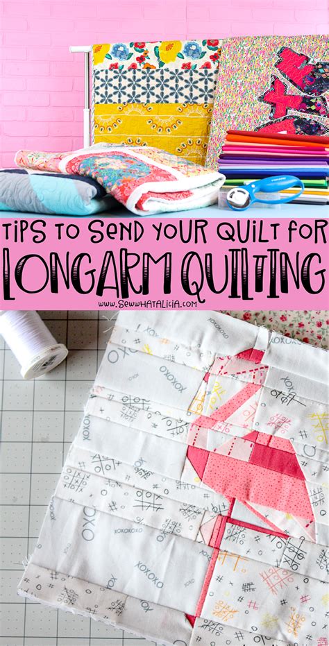 Longarm Quilting - Tips for Sending your Quilt Out - Sew What, Alicia?