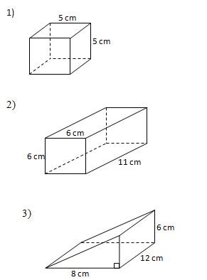 Find The Surface Area Of Solids (Worksheets)