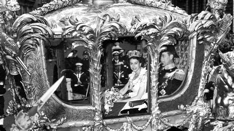 The coronation of Queen Elizabeth II