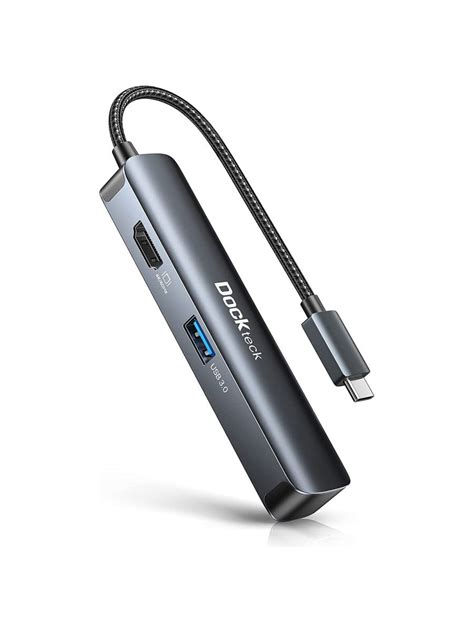 USB-C Dongle Hub 5 in 1 with 4K HDMI – Dockteck