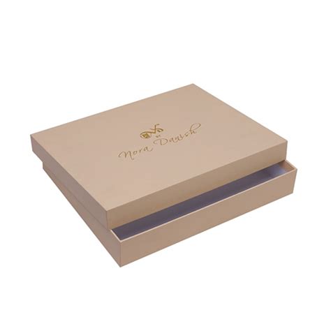 Customized fancy paper rigid box with lid for gift packaging