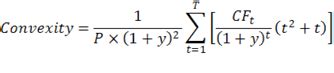 Duration and Convexity, with Illustrations and Formulas