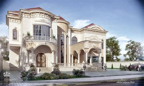 New Classic Villa in Saudi Arabia on Behance | Casas