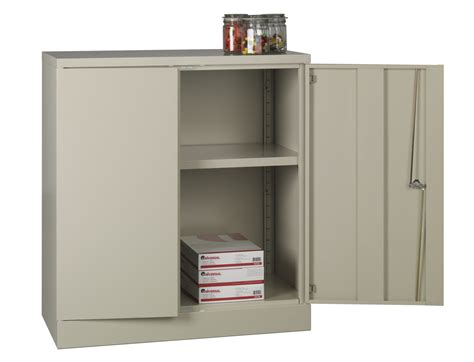 OfficeStar 42" High Metal Storage Cabinet - WorkSmart