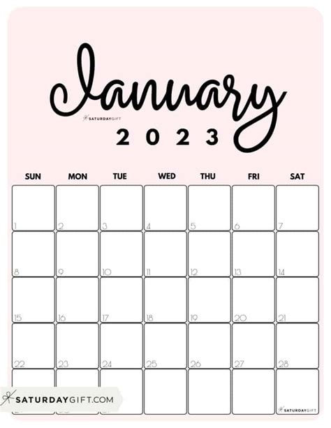 2024 Calendar Printable Girly - 2024 CALENDAR PRINTABLE