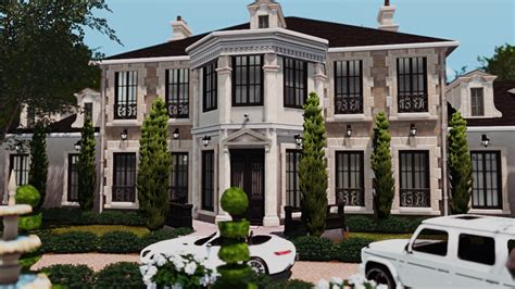 The Moncler Residence | 50x50 | Residential | JRenae Gaming in 2024 | Sims 4 house building ...