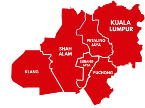 Klang Valley Maps – Ricoh Copier Supplier in Klang Valley