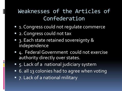 PPT - The Confederation & the Constitution , 1781-1790 PowerPoint ...