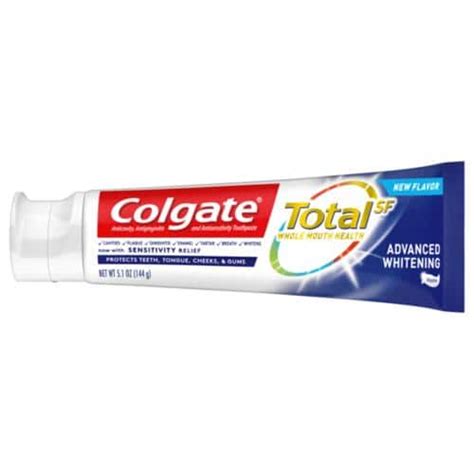 Colgate Total Whitening Toothpaste, Advanced Whitening - Ingredients - Protection - Сomposition