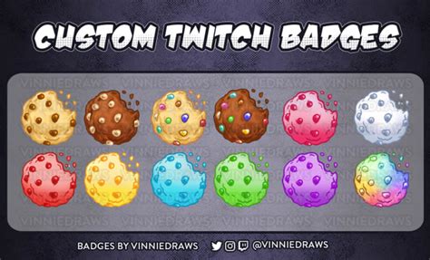 Create custom twitch badges by Vinniedraws | Fiverr