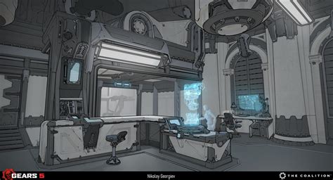 50+ Gears 5 Concept Art by Nikolay Georgiev