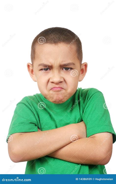 Angry kid looking at you stock image. Image of hispanic - 14386939