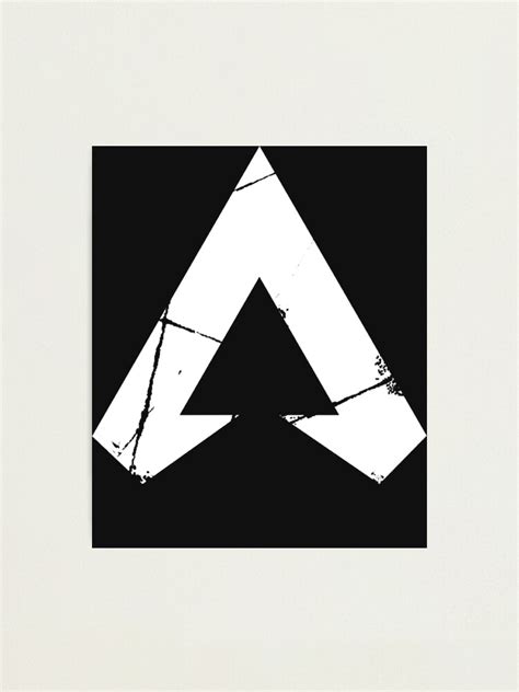 "Apex legends logo apex legends white symbol" Photographic Print for Sale by BrendanPocs | Redbubble