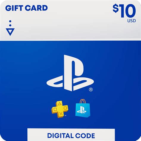 $10 PlayStation Store Digital Gift Card