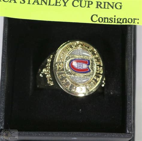 MONTREAL CANADIENS 1930 REPLICA STANLEY CUP RING