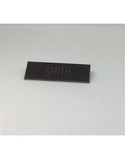 AGSU Brown Class A Name Tag Pin-on - Military Outlet