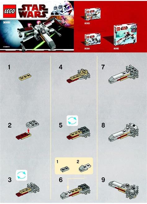 Lego Custom Star Wars C-Wing INSTRUCTIONS AND PRINTABLE DECALS ONLY! LEGO Building Toys ...