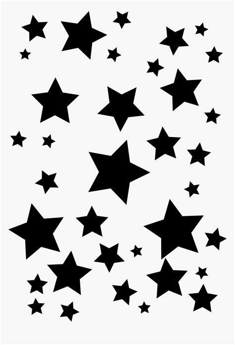 Stars Clipart Black And White Images | Star clipart, Clipart black and white, Black and white stars