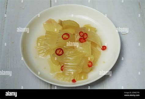 Close Up Pickled Chinese Mustard Stock Photo - Alamy