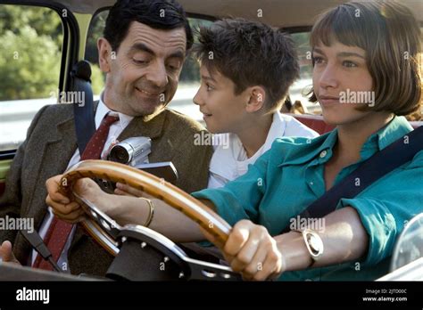 ROWAN ATKINSON, MAX BALDRY, EMMA DE CAUNES, MR. BEAN'S HOLIDAY, 2007 Stock Photo - Alamy