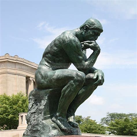 Man Sitting Thinking Statue