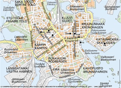 Helsinki Tourist Map